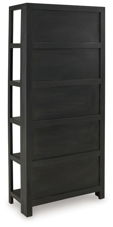 Abyard - Bookcase - Black / Natural