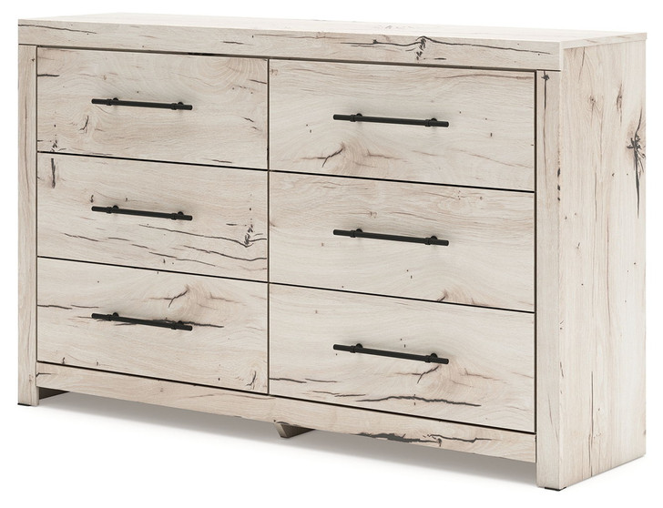 Lawroy - Six Drawer Dresser - Light Natural