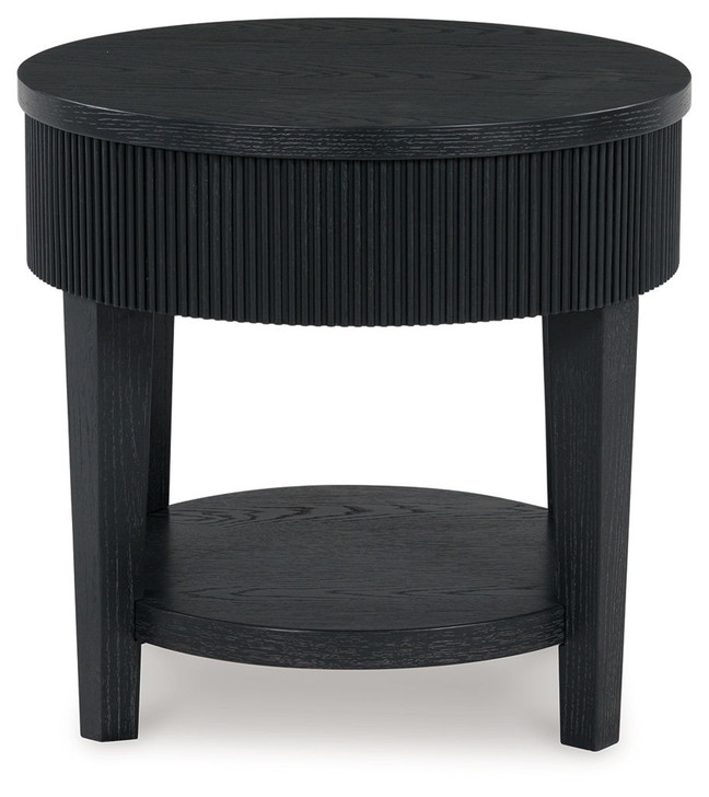 Marstream - Round End Table - Black
