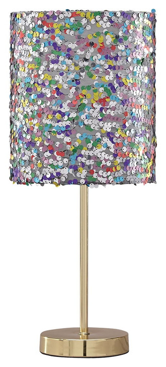 Maddy - Metal Table Lamp  - Purple