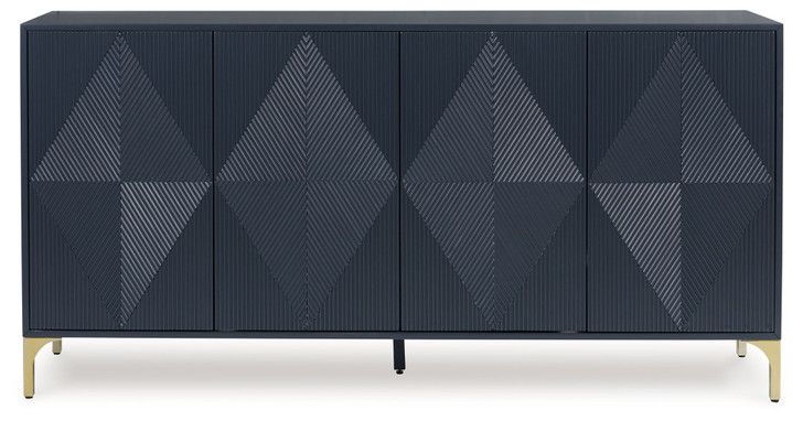 Loirwick - Accent Cabinet - Dark Blue