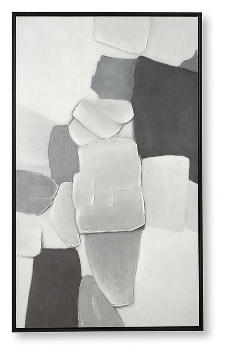 Adilson - Wall Art - White / Gray / Black