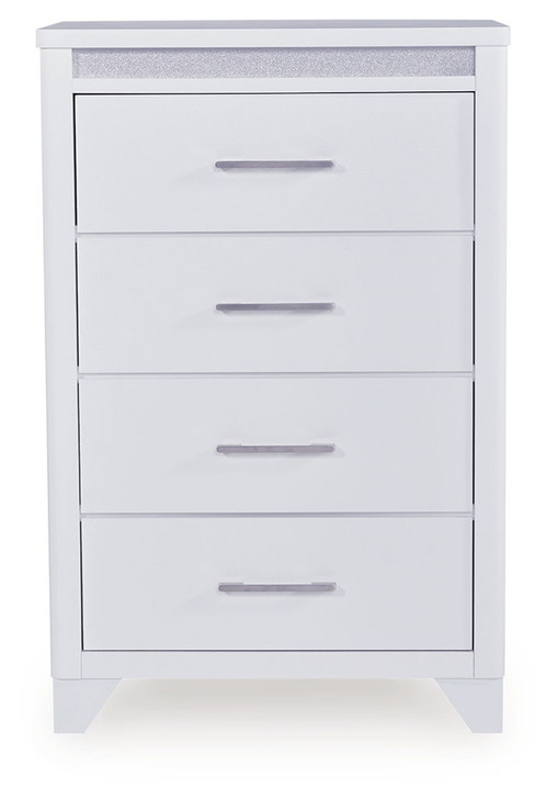 Jarlee - Four Drawer Chest - White