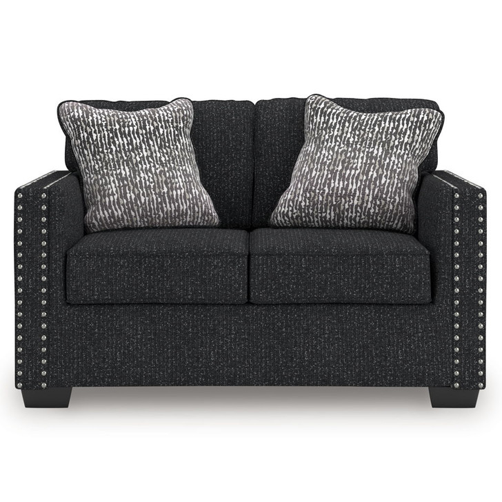 Jasmine Peaks - Loveseat - Coal