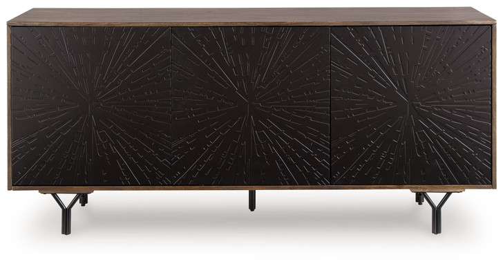 Lavinmont - Accent Cabinet - Multi Brown