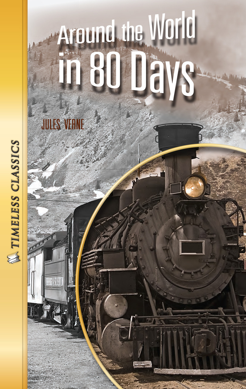 Around the World in 80 Days Novel | Jules Verne | Saddleback