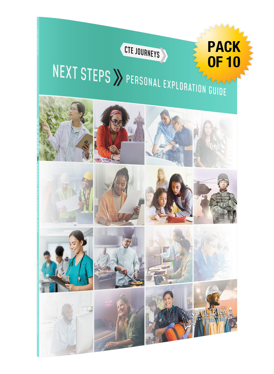 Next Steps: Personal Exploration Guide Pack of 10 | CTE Journeys ...