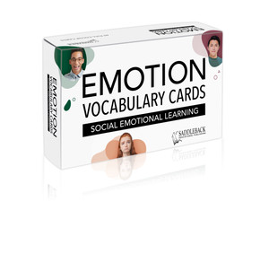 Social Emotional Learning Emotion Vocabulary Cards (60 cards)