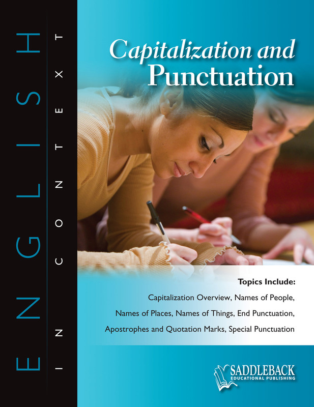 Capitalization and Punctuation (Digital Download) | Hi-Lo Booksª | Educational Books