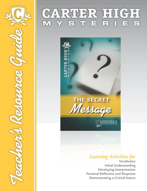 The Secret Message Teacher's Resource Guide (Digital Download) | Hi-Lo Booksª | Educational Books