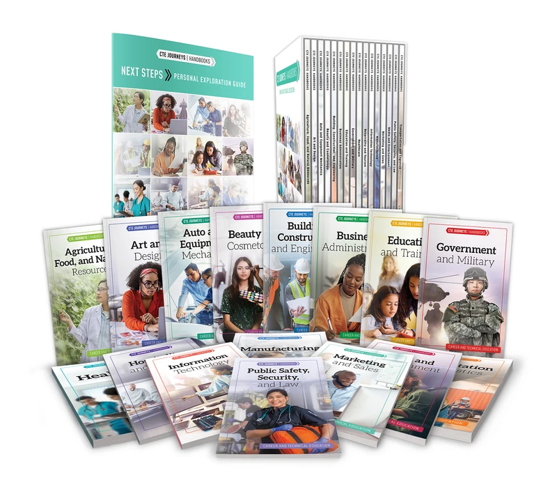 CTE Journeys Handbooks Boxed Set Plus Next Steps: Personal Exploration Guide Pack of 10