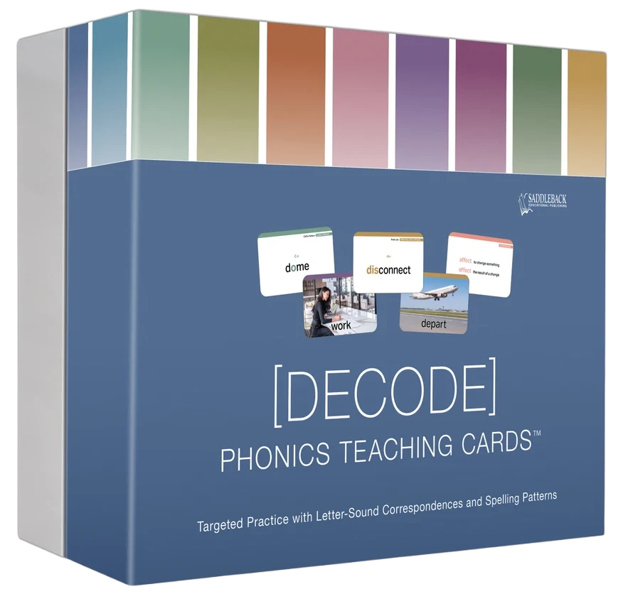 Decode Phonics Teaching Cards