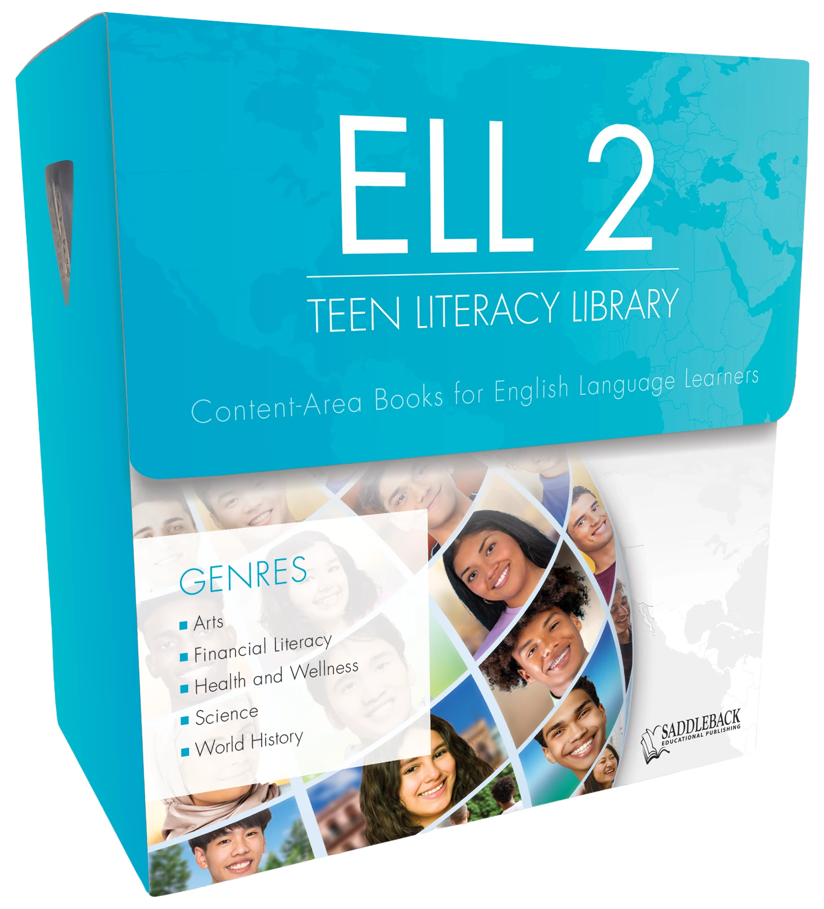 ELL 2 Teen Literacy Library with Books, Teacher's Guide, and Cards