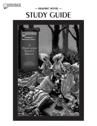 A Midsummer Night's Dream Graphic Novel Study Guide (Digital Download ...