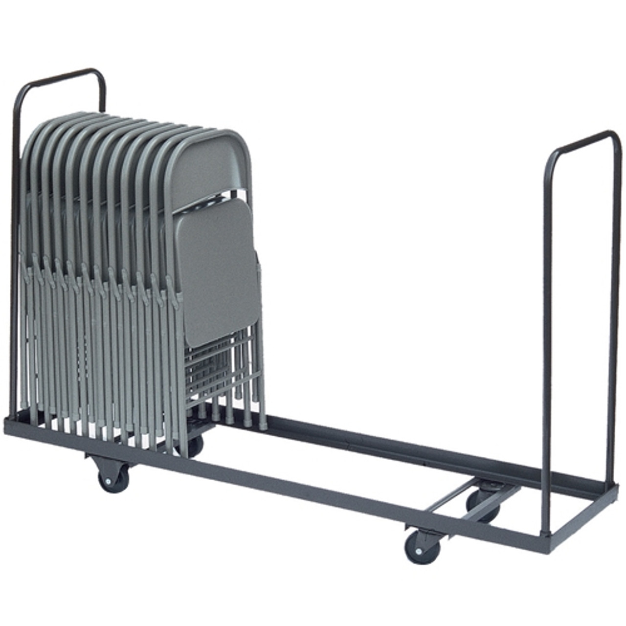 Correll Vertical Storage Folding Chair Cart C1996 Folding