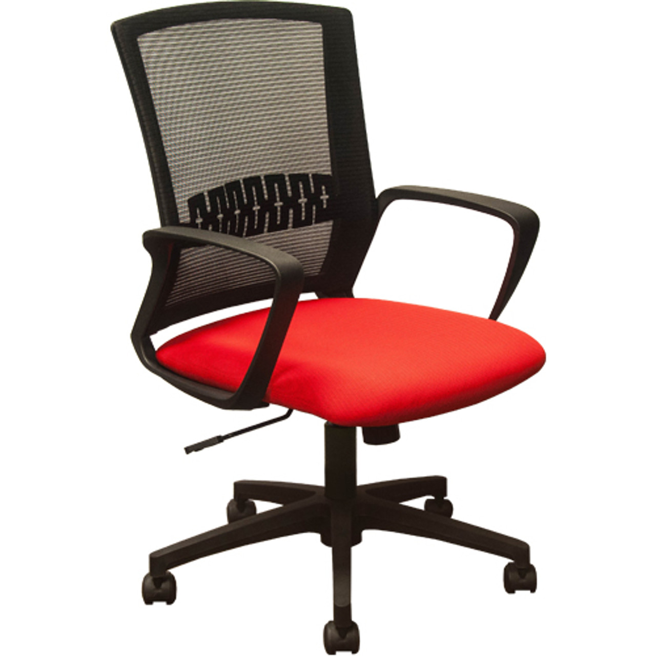 Red And Black Office Chairs - img-poo