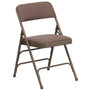 Advantage Beige Padded Folding Chair - Beige 1-in Fabric Seat [HA-MC309AF-BGE-GG]