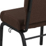 Advantage 20.5 in. Java Molded Foam Church Chair [PCCF-106]