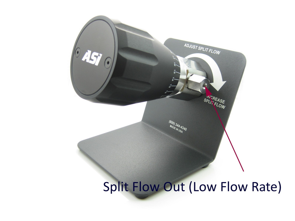 Custom Split Ratio,  Analytical Pre-Column Adjustable Flow Splitter