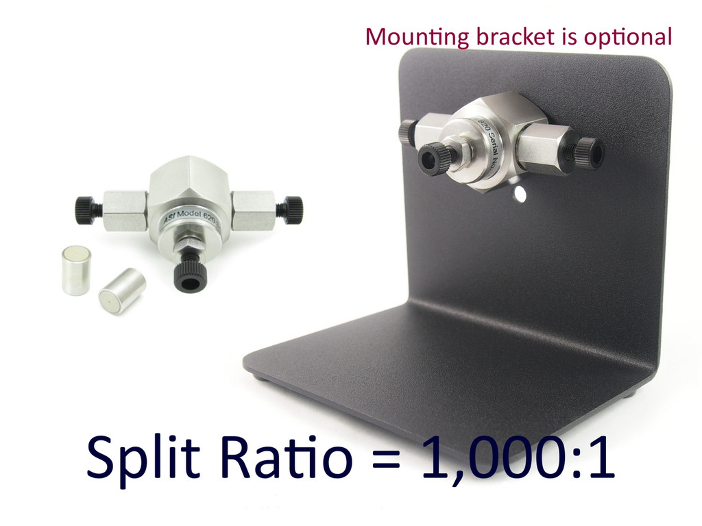 1,000:1 Split Ratio, Analytical Binary Fixed Flow Splitter