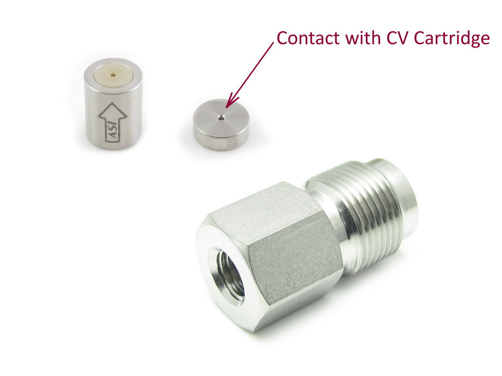 Inlet Check Valve Assembly, Varian 212 LC, ASI Model 500 Micro Head