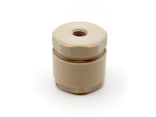 Biocompatible 70 micron equivalent PEEK mesh Solvent Filter, 5/16-24 flat bottom for 3/16" OD and 5mm OD Tubing