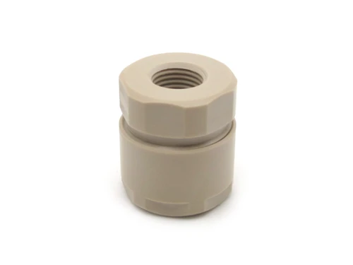 Biocompatible 70 micron equivalent PEEK mesh Solvent Filter, 1/2-20 flat bottom for 1/4" OD tubing