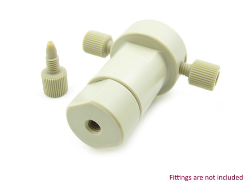 50 µL through 250 µL Low Flow Series Binary Tee PEEK Housing