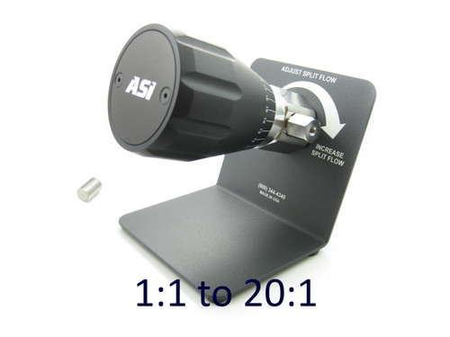 1:1 to 20:1 Split Ratio, Semi-Preparative Post-Column Adjustable Flow Splitter