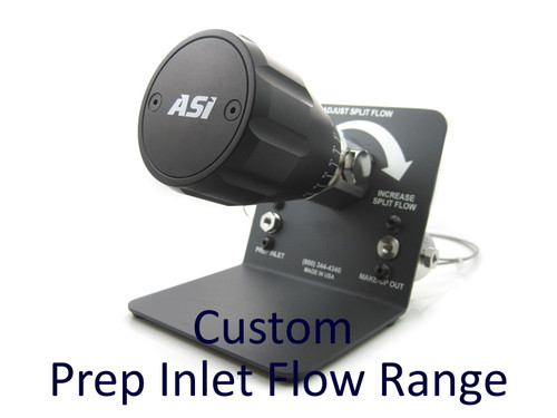 Custom Prep Inlet Flow Range, Adjustable Makeup-Flow Splitter VF