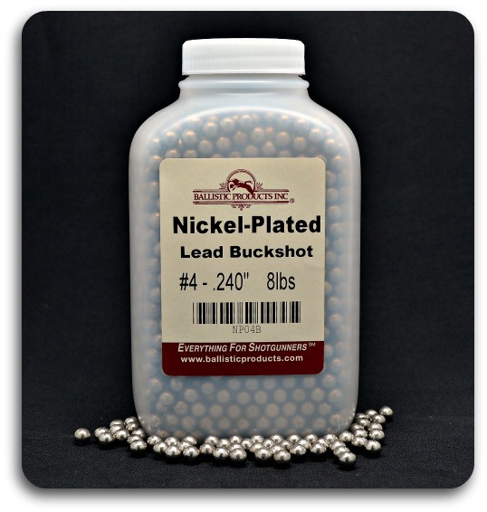 NickelPlated Lead Buckshot Bilozir Fine Guns & Reloading Supplies