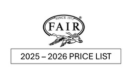F.A.I.R. 2025-2026 Price List