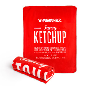 Fleece Fancy Ketchup Blanket