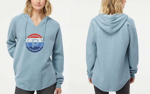 PURE BARRE PATRIOTIC STRIPE HOODIE