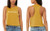 PURE BARRE BARRE FOR ALL CROP TANK - HEATHER MUSTARD / WHITE