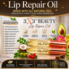 3X3Beauty Nutrient Rich Lip Repair Oil – Vitamin E Infusion