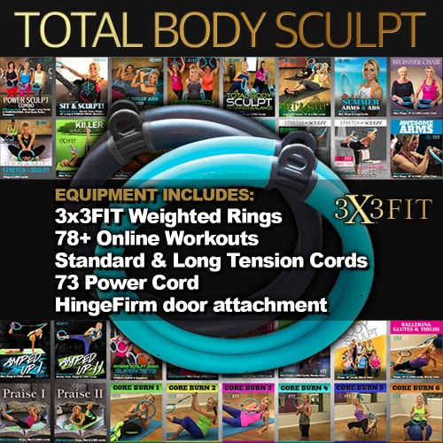 Total Body Sculpt equipment & 80+  free online workouts - Ships FREE  1/19