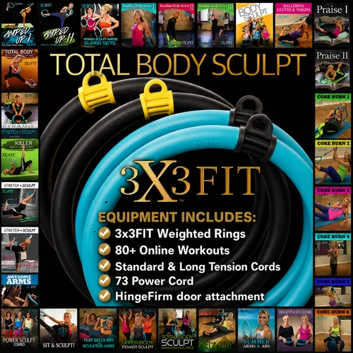 Total Body Sculpt equipment & 80+  free online workouts SHIPS FREE