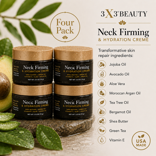 SALE WITH FREE SHIPPING - 4 PACK  BUNDLE SAVER (Just $22.25 each) -  Neck Firming & Hydration Crème
