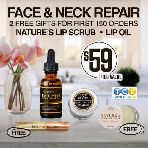 TCL DEAL! 2 GIFTS first 150 orders - Face & Neck Repair Beauty Bundle ($59 - Value $100)