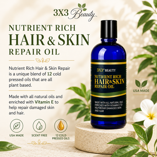 Wholelsale: (6) Nutrient Rich Hair & Skin Repair Oil - 8 ounces with FREE SHIPPING