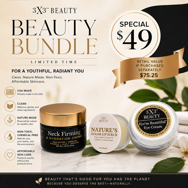 3X3BEAUTY Best Beauty Bundle Just $49 -  Value $75.25  LIMITED TIME