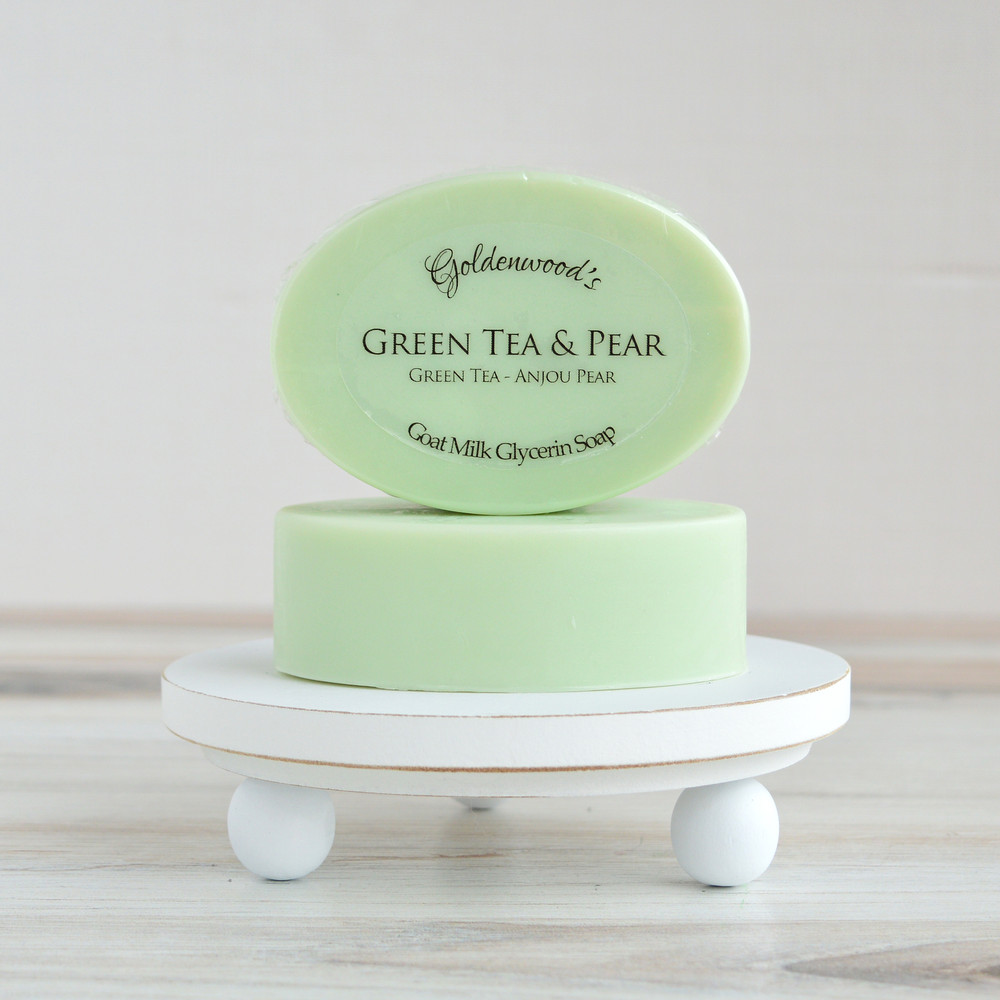 Green Tea & Pear Goat Milk Glycerin Soap