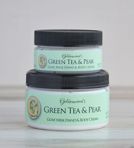 Green Tea & Pear Goat Milk Hand Cream Green Tea & Pear Goat Milk Hand Cream
