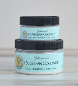 Caribbean Coconut Goat Milk Hand & Body Cream Caribbean Coconut Goat Milk Hand & Body Cream
