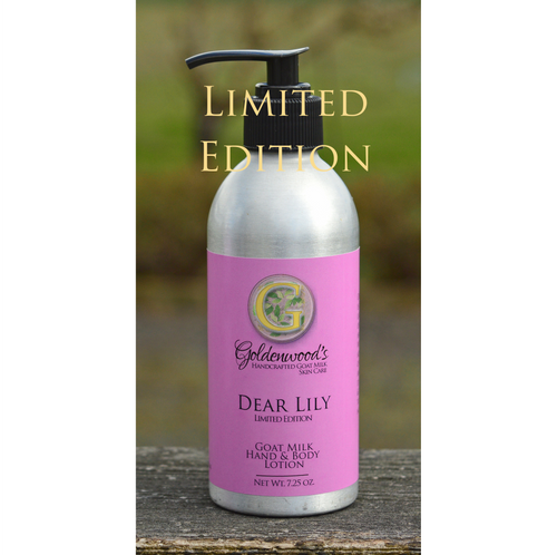 Dear Lily goat milk lotion 'limited edition'