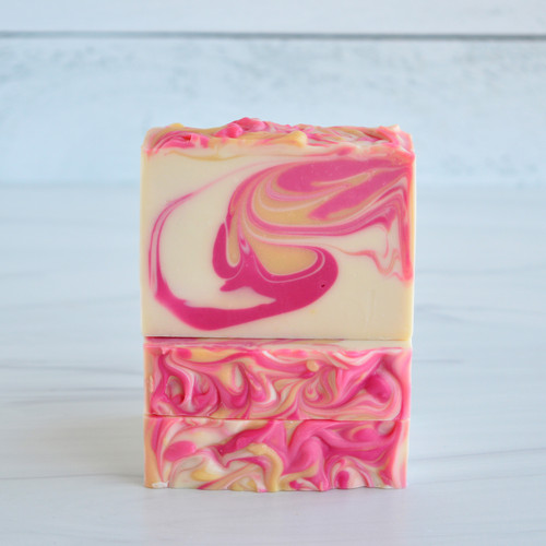 Raspberry Ginger Ale Coconut Cream Soap