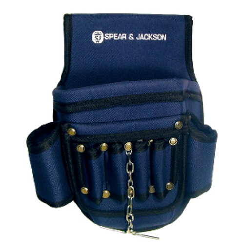 NYLON NAIL BAG 2 POCKET ELECTRICIANS S&J