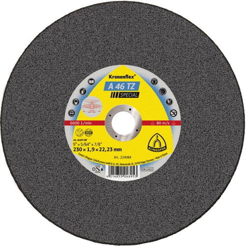 ABRAS C/OFF DISC 180x1.6x22.23mm S/STEEL