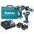 ELECT CORDLESS KIT 2pc 18V 5Ah B/LESS MAKITA